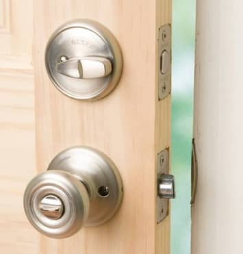 Lockset on Door