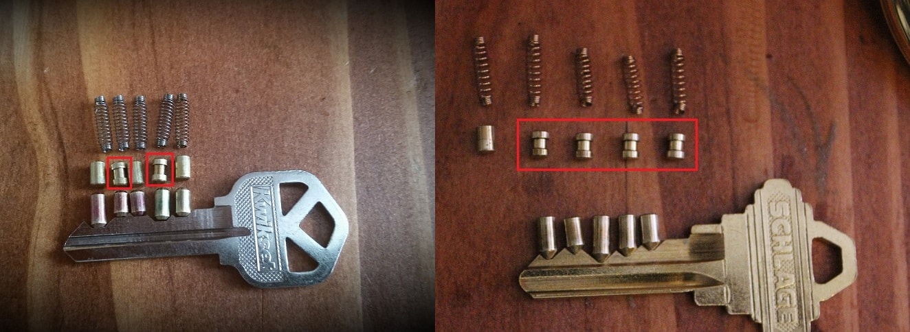 Security Pins Kwikset and Schlage